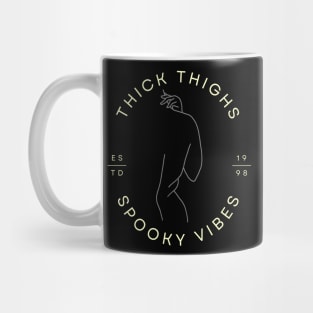 Thick Thighs and Spooky Vibes Mug